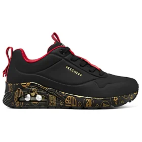 2023 Year of the Rabbit Uno Celebrat-Airy Athletic Sneakers “Black Red Gold”