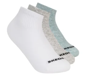 3 Pack Boys’ Quarter Crew Cotton Socks