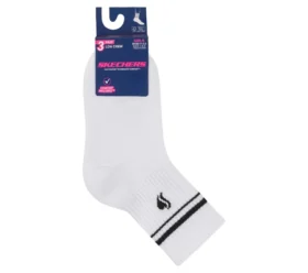 3 Pack Girls’ Low Crew Ribbed Socks