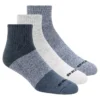 3 Pack Men’s Colorblock Quarter Socks