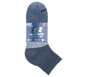 3 Pack Men’s Colorblock Quarter Socks