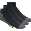 3 Pack Men’s Half Terry Quarter Crew Socks