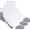 3 Pack Men’s Half Terry Quarter Crew Socks