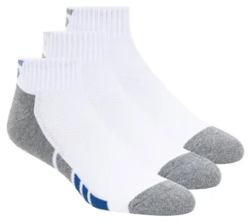 3 Pack Men’s Half Terry Quarter Crew Socks