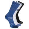 3 Pack Men’s Reflective Performance Crew Socks