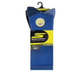 3 Pack Men’s Reflective Performance Crew Socks