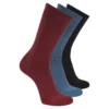 3 Pack Men’s Reflective Performance Half Terry Crew Socks