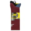 3 Pack Men’s Reflective Performance Half Terry Crew Socks