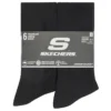 6 Pack Large Core Crew Socks
