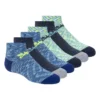 6 Pack Space Dye Low Cut Socks