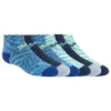 6 Pack Space Dye Low Cut Socks