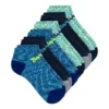 6 Pack Space Dye Low Cut Socks