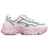 AMP”D Low-Top Daddy Shoes White/Pink