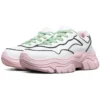 AMP”D Low-Top Daddy Shoes White/Pink