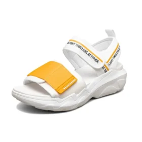 Anti-slip Fashion Sandals White/Yellow