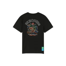 Barrel Printing Short Sleeve Black