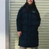 BASIC Logo Printed Long Down Jacket “Black”