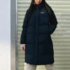 BASIC Logo Printed Long Down Jacket “Black”
