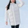 BASIC Long Down Jacket “White”