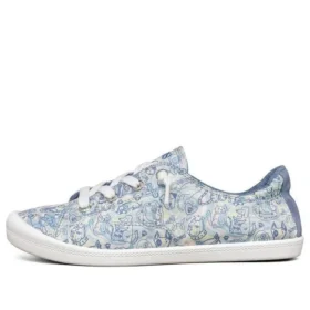 Beach Bingo Low-Top Canvas Shoe Blue/White