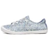 Beach Bingo Low-Top Canvas Shoe Blue/White