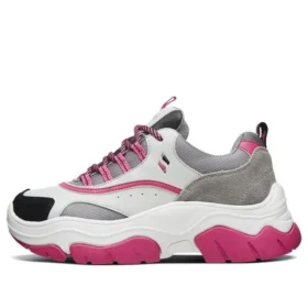 Black Jack Low-Top Daddy Shoes Grey/White/Pink