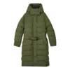 Bob”s Series Casual Hooded Long Woven Down Jacket “Green”