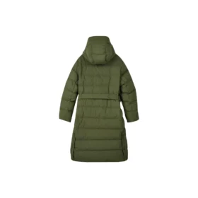 Bob”s Series Casual Hooded Long Woven Down Jacket “Green”