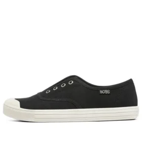 Bobs B Cool Low-Top Slip-On Shoes Black/White
