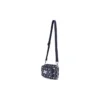 Casual Adjustable Fabric Crossbody Single Shoulder Bag “Navy White”