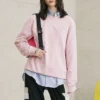 Casual Crew Sweater “Pink”