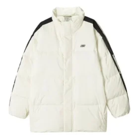 Casual Down Jacker “White Black”