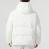 Casual Down Jacket “White Black”