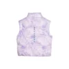 Casual Down Vest “Purple White”