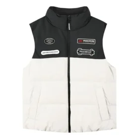 Casual Fashion Down Vest “Black White”