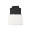 Casual Fashion Down Vest “Black White”