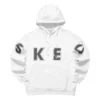 Casual Graphic Hoodie “White Black”