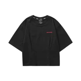 Casual Graphic Tee “Black Red”