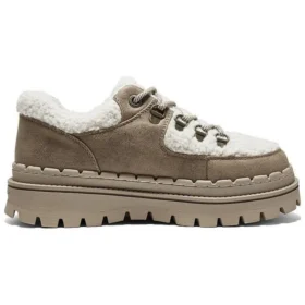 Casual High Platform Shoes “Brown White”