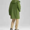 Casual Hooded 2-In-1 Jacket “Green Orange”
