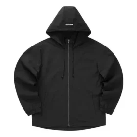 Casual Hoodied Jacket “Black White Olive Green”