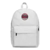 Casual Large Capacity Backpack “White Red”