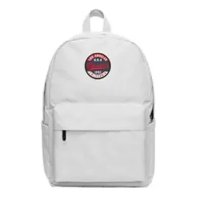 Casual Large Capacity Backpack “White Red”