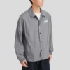 Casual Letter Printed Jacket “Grey”