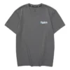 Casual Letter Printed T-Shirt “Grey Blue”