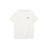 Casual Letter Printed T-Shirt “White Blue”