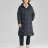 Casual Long Down Jacket “Black”