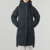 Casual Long Down Jacket “Black”