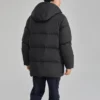 Casual Long Down Jacket “Black”