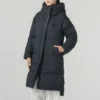 Casual Long Down Jacket “Black”